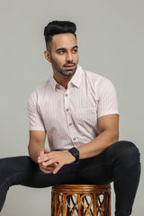 Cotton Printed Half Sleeve Shirt