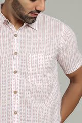 Cotton Printed Half Sleeve Shirt