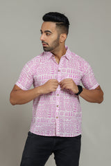 Cotton Printed Half Sleeve Shirt