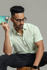 Cotton Printed Half Sleeve Shirt