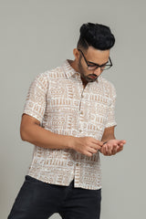 Cotton Printed Half Sleeve Shirt