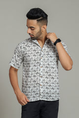 Cotton Printed Half Sleeve Shirt
