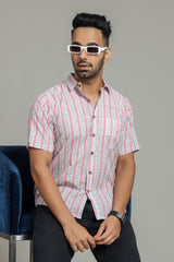 Cotton Printed Half Sleeve Shirt