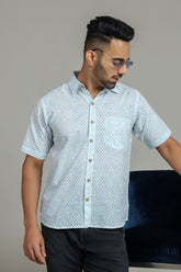 Cotton Printed Half Sleeve Shirt