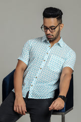 Cotton Printed Half Sleeve Shirt