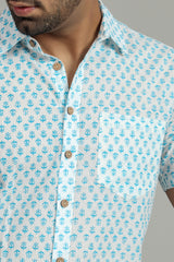 Cotton Printed Half Sleeve Shirt