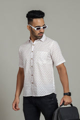 Cotton Printed Half Sleeve Shirt