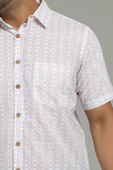 Cotton Printed Half Sleeve Shirt