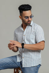 Cotton Printed Half Sleeve Shirt