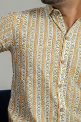 Cotton Printed Half Sleeve Shirt