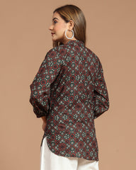 Block Printed Short Kurti