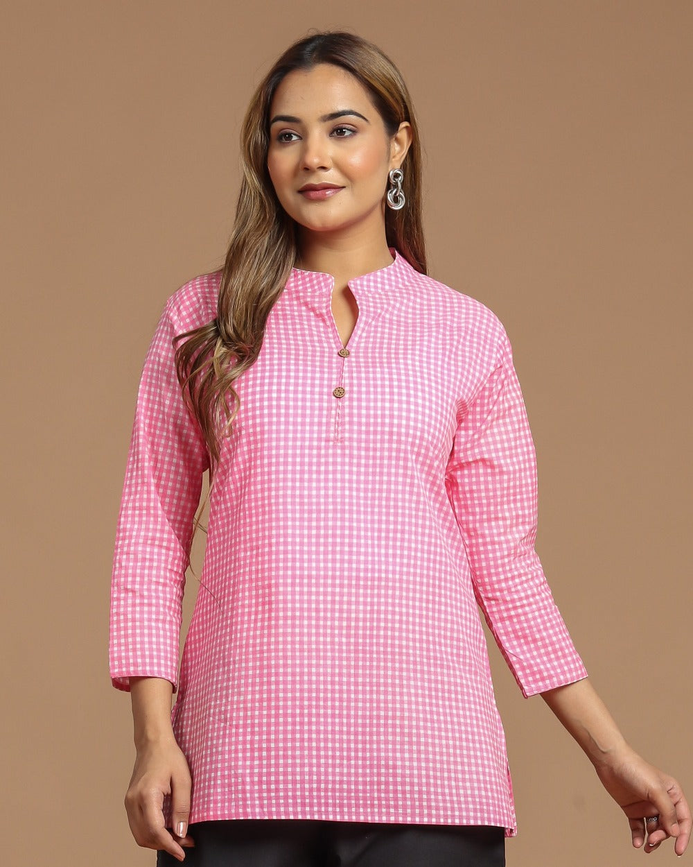 Block Printed Short Kurti