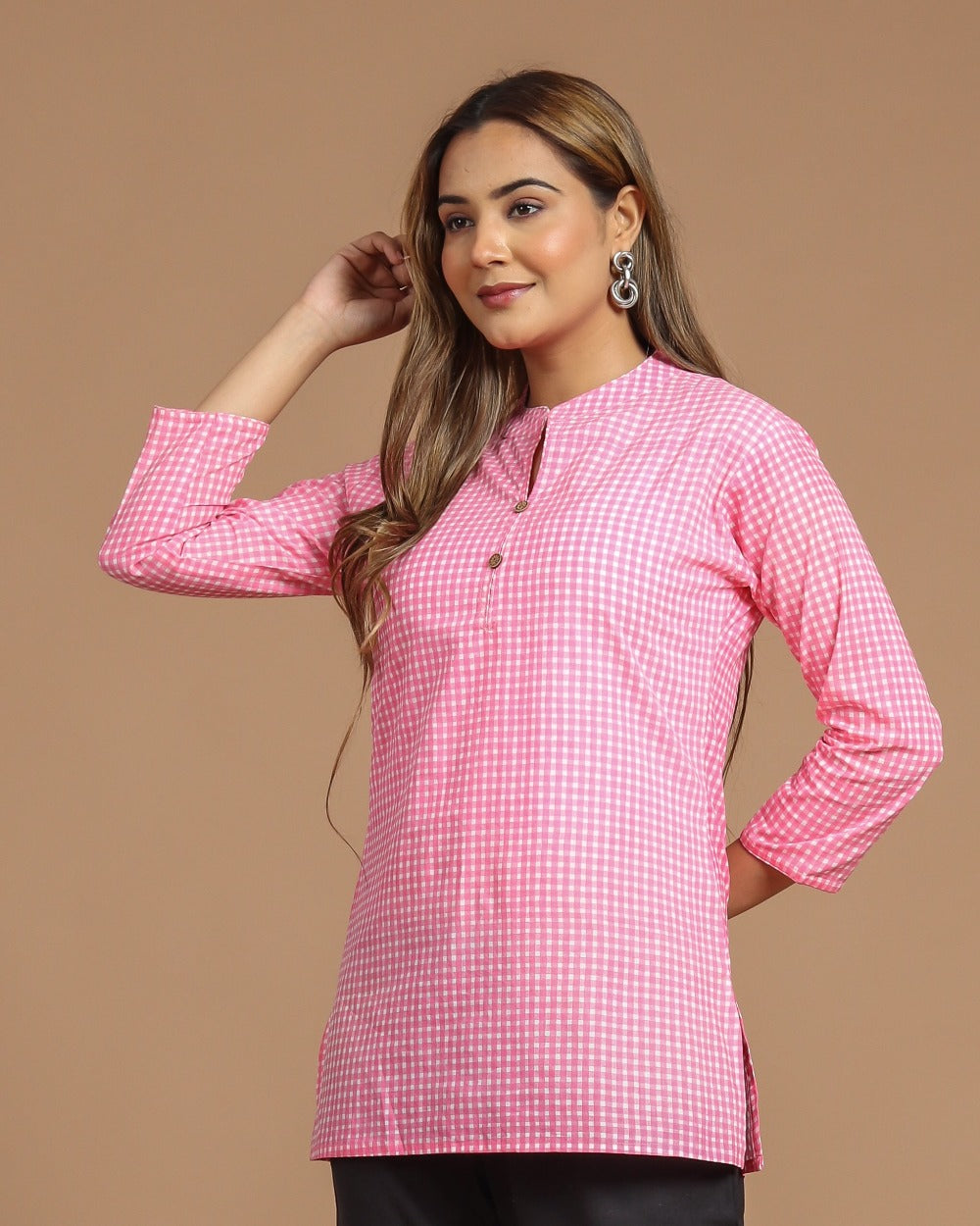 Block Printed Short Kurti