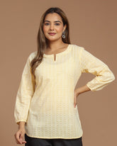 Block Printed Short Kurti