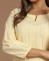 Block Printed Short Kurti