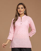 Block Printed Short Kurti