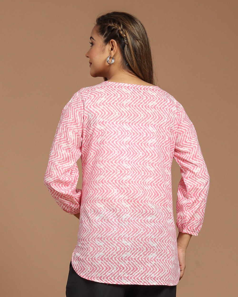 Printed Cotton Short Kurti