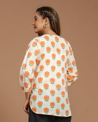 Printed Short Kurti