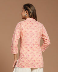 Block Printed Short Kurti