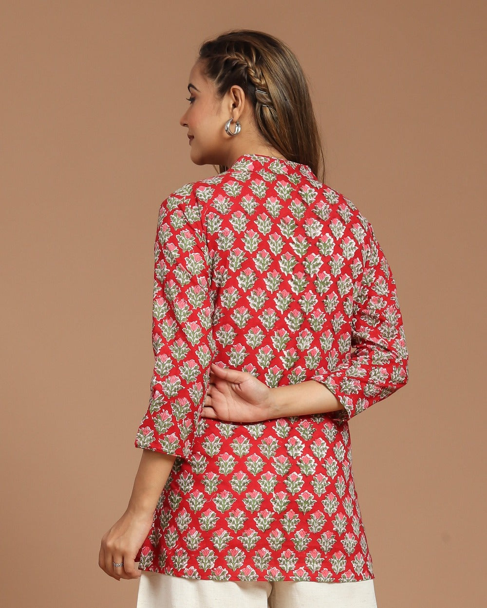 Block Printed Short Kurti
