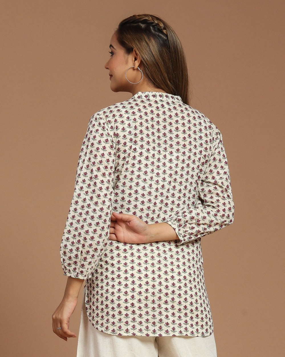Printed Cotton Short Kurti