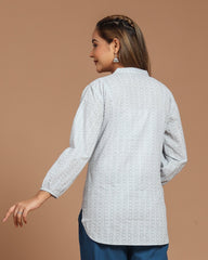 Block Printed Short Kurti