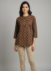 Cocoa Blossom Short Top