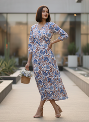 Neel Tara Chanderi Dress