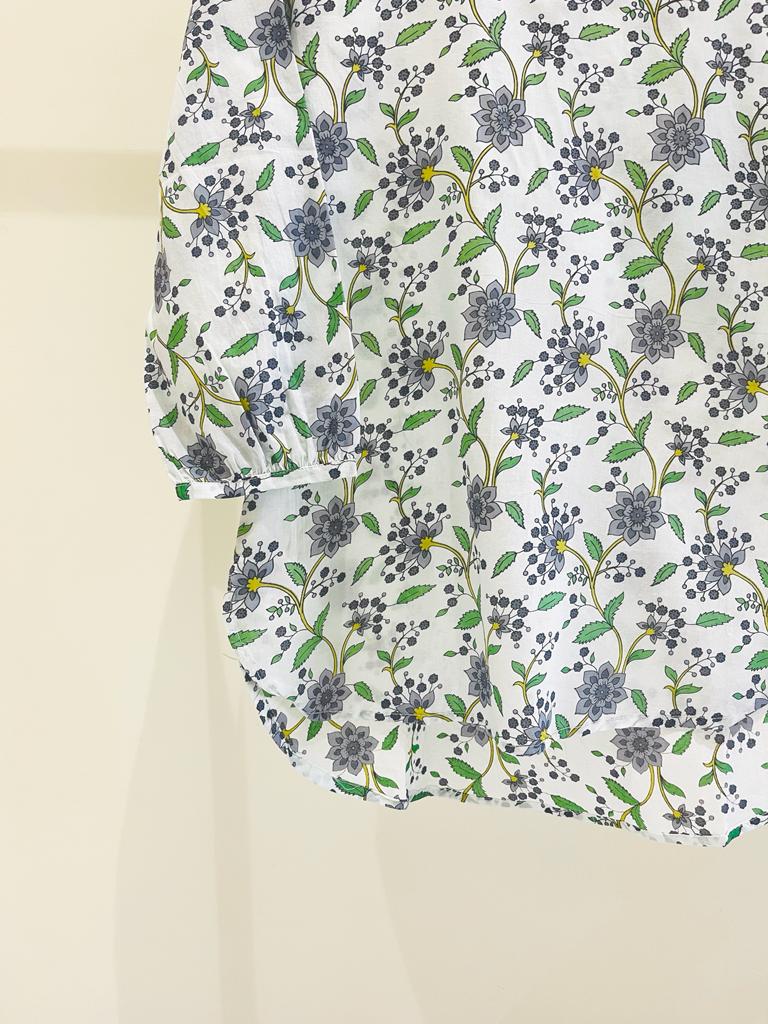Block Printed Short Kurti