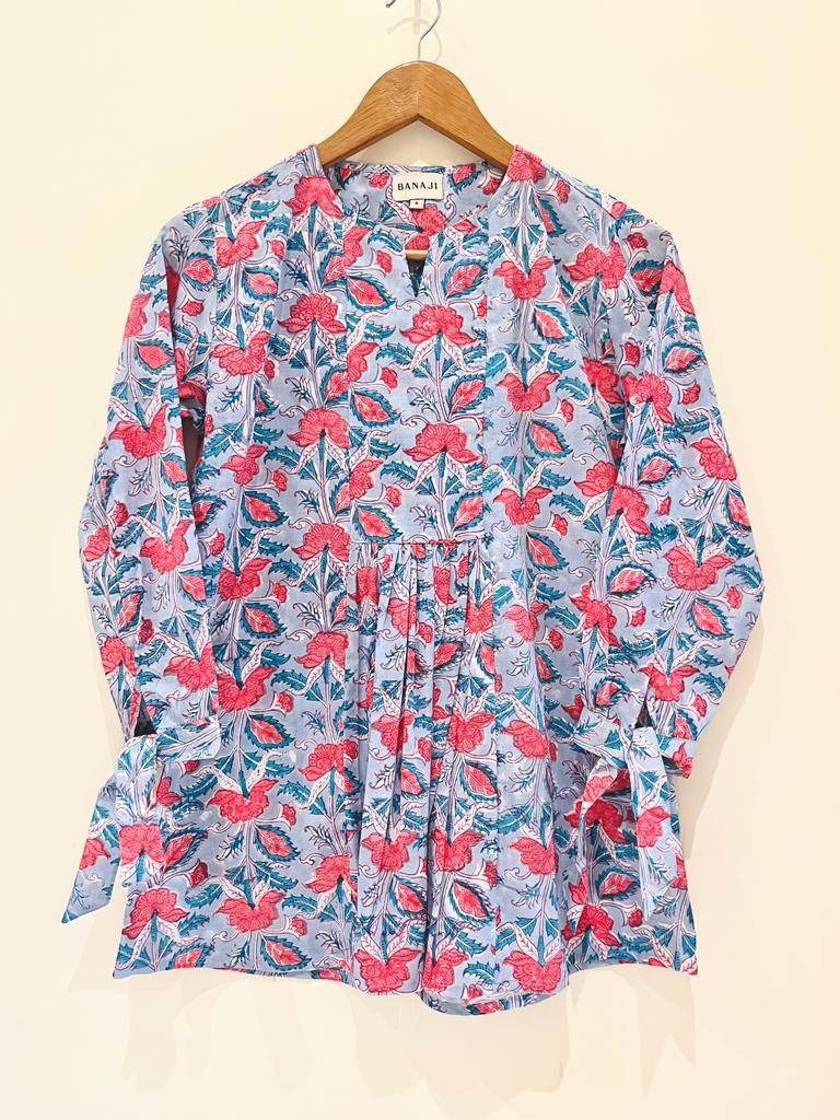 ‘Most Loved’ Block Printed Cotton Short Top