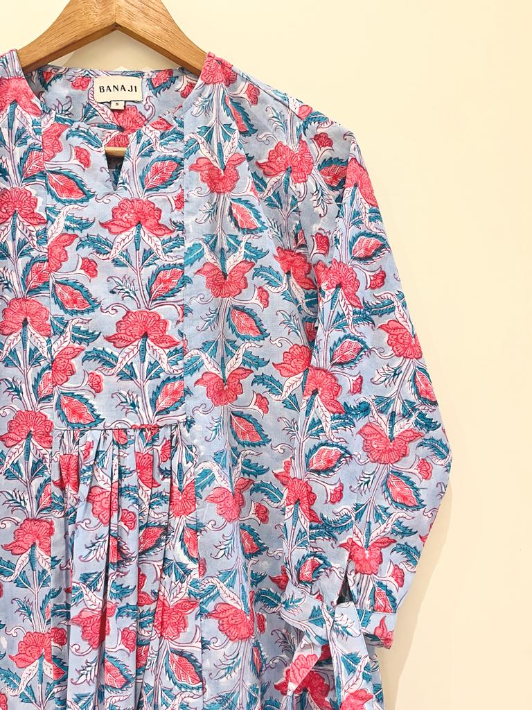 ‘Most Loved’ Block Printed Cotton Short Top