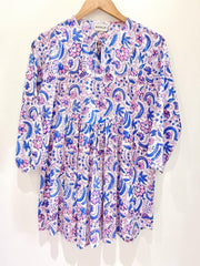 Block Printed Short Top