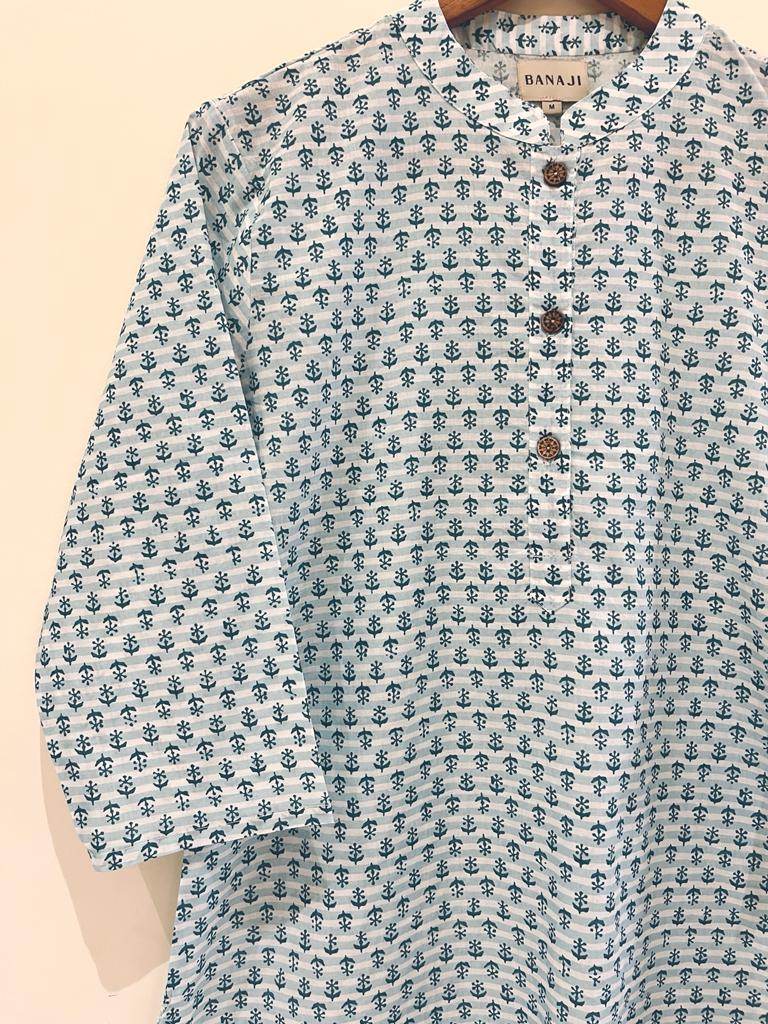 Block Printed Cotton Tunic