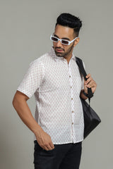 Cotton Printed Half Sleeve Shirt