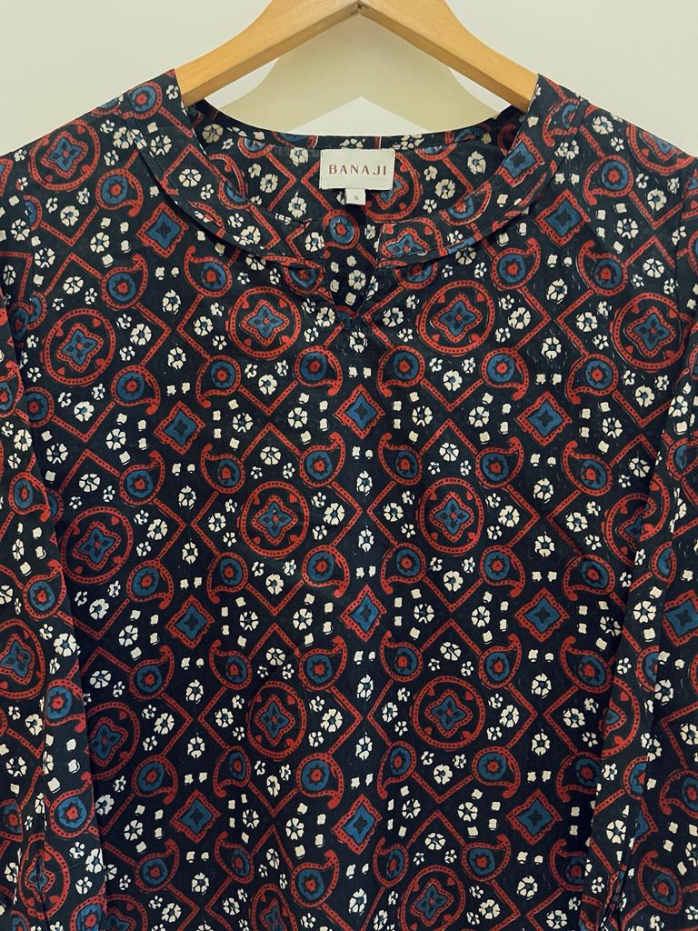 Printed Cotton Short Kurti