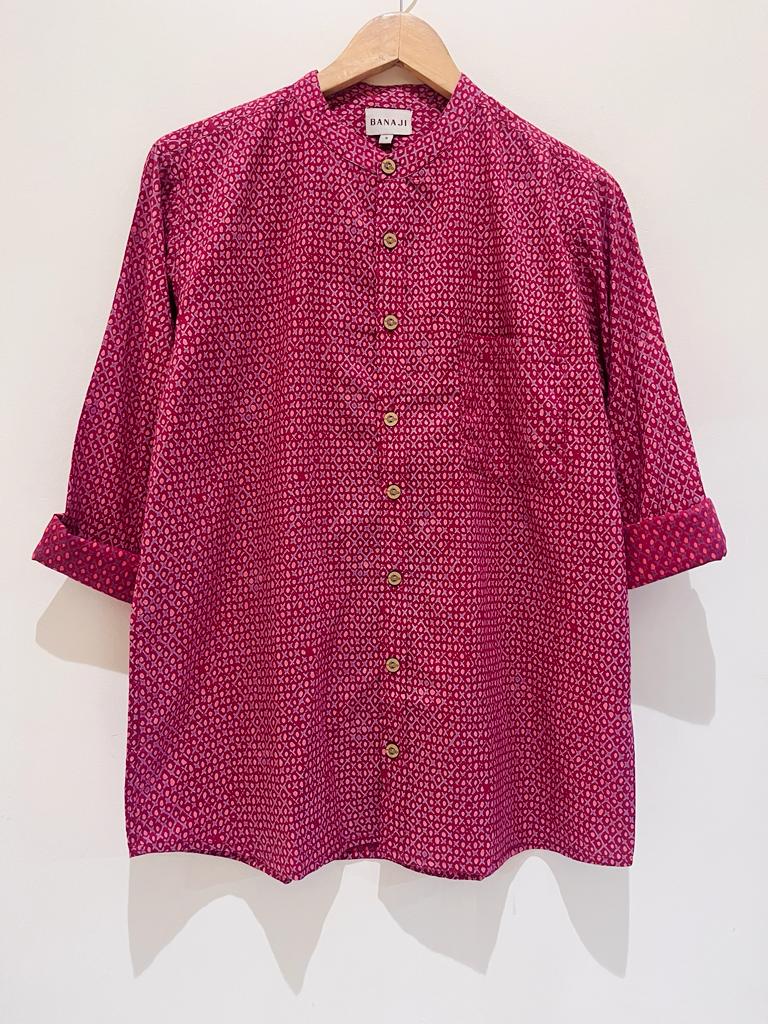 COTTON PRINTED FULL SLEEVE SHIRT