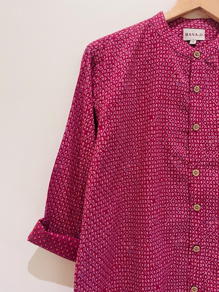 COTTON PRINTED FULL SLEEVE SHIRT