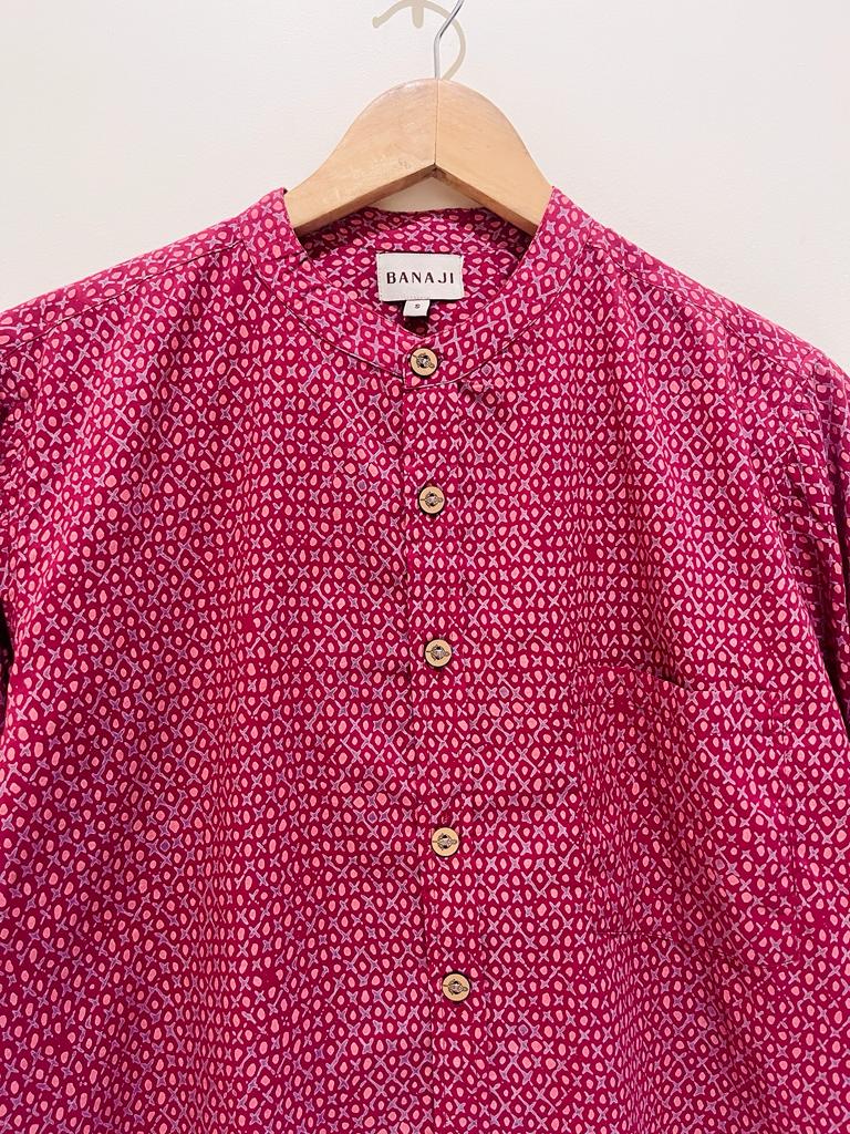 COTTON PRINTED FULL SLEEVE SHIRT