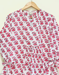 Block Printed Short Top