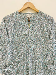 Block Printed Short Top