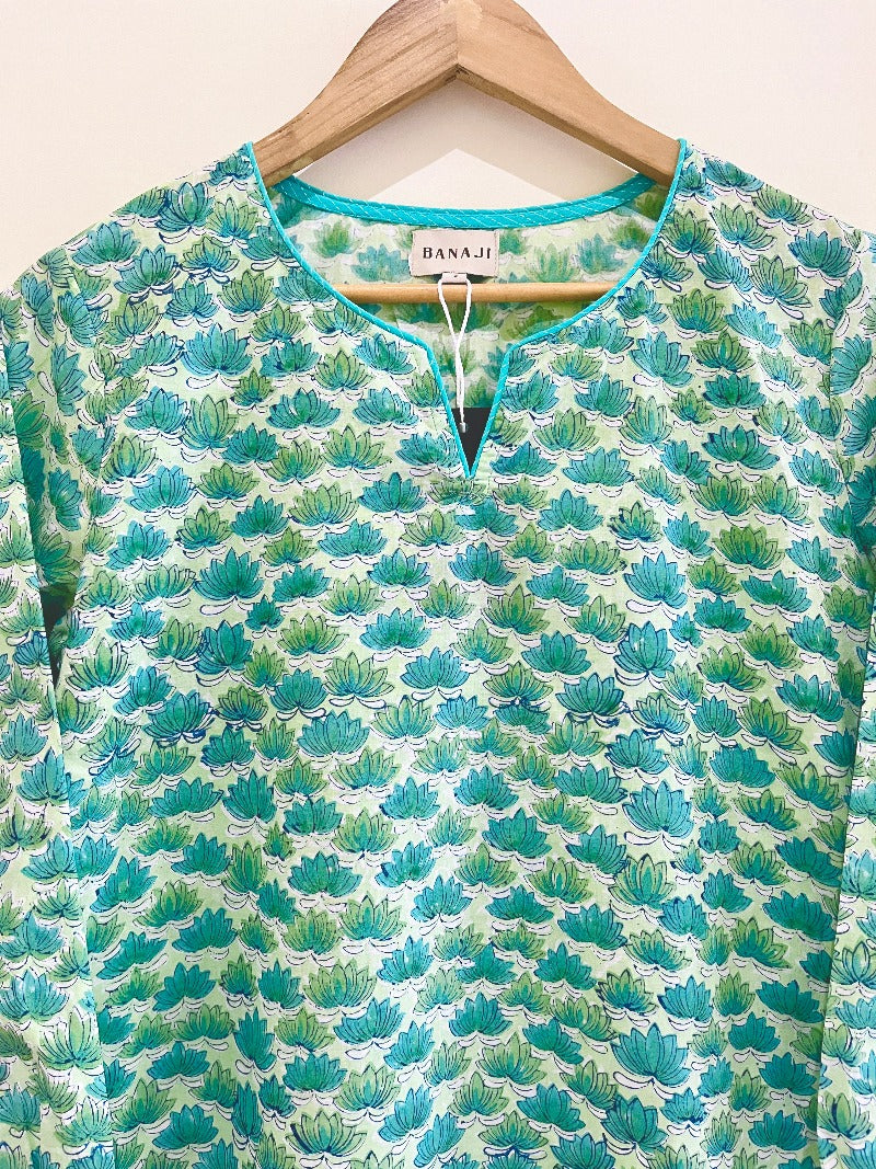 Printed Cotton Short Kurti