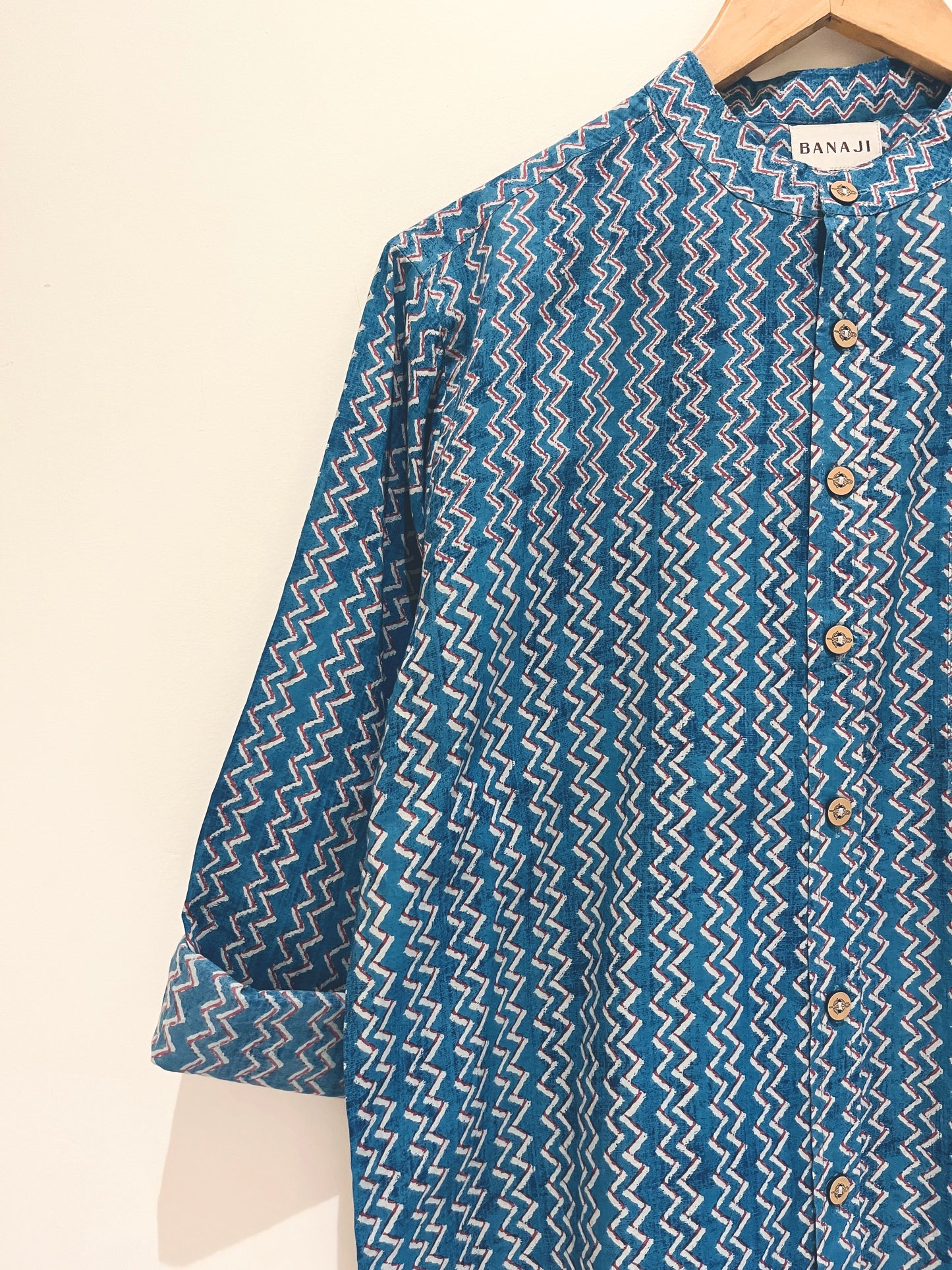 COTTON PRINTED FULL SLEEVE SHIRT