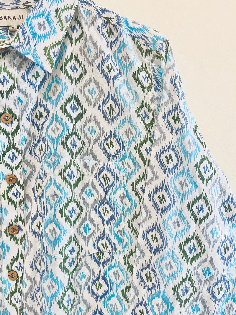 COTTON PRINTED FULL SLEEVE SHIRT