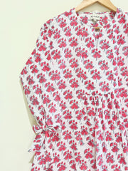 Block Printed Short Top