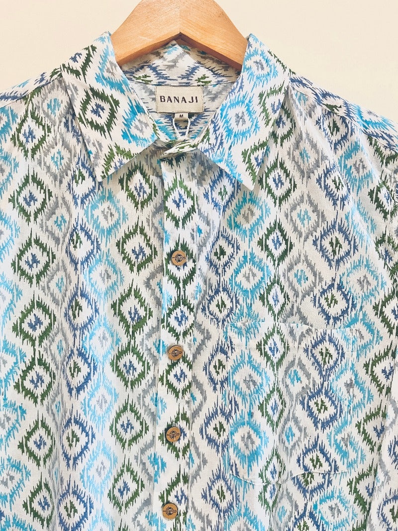 COTTON PRINTED FULL SLEEVE SHIRT