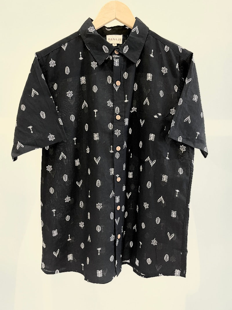 COTTON PRINTED HALF SLEEVE SHIRT