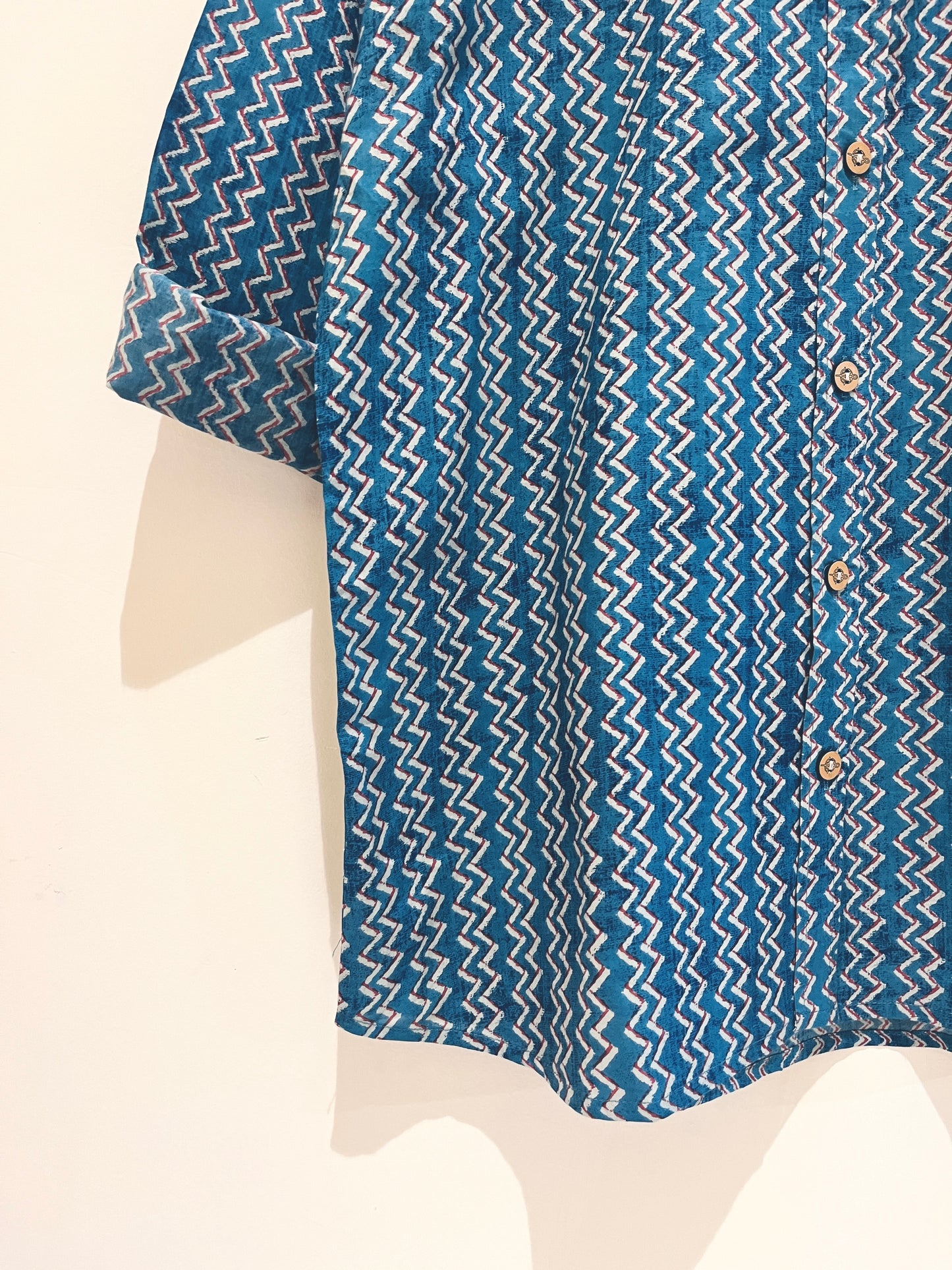 COTTON PRINTED FULL SLEEVE SHIRT