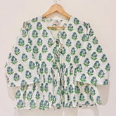 Block Printed Short Top