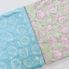 Organic Cotton Block Printed Fabric