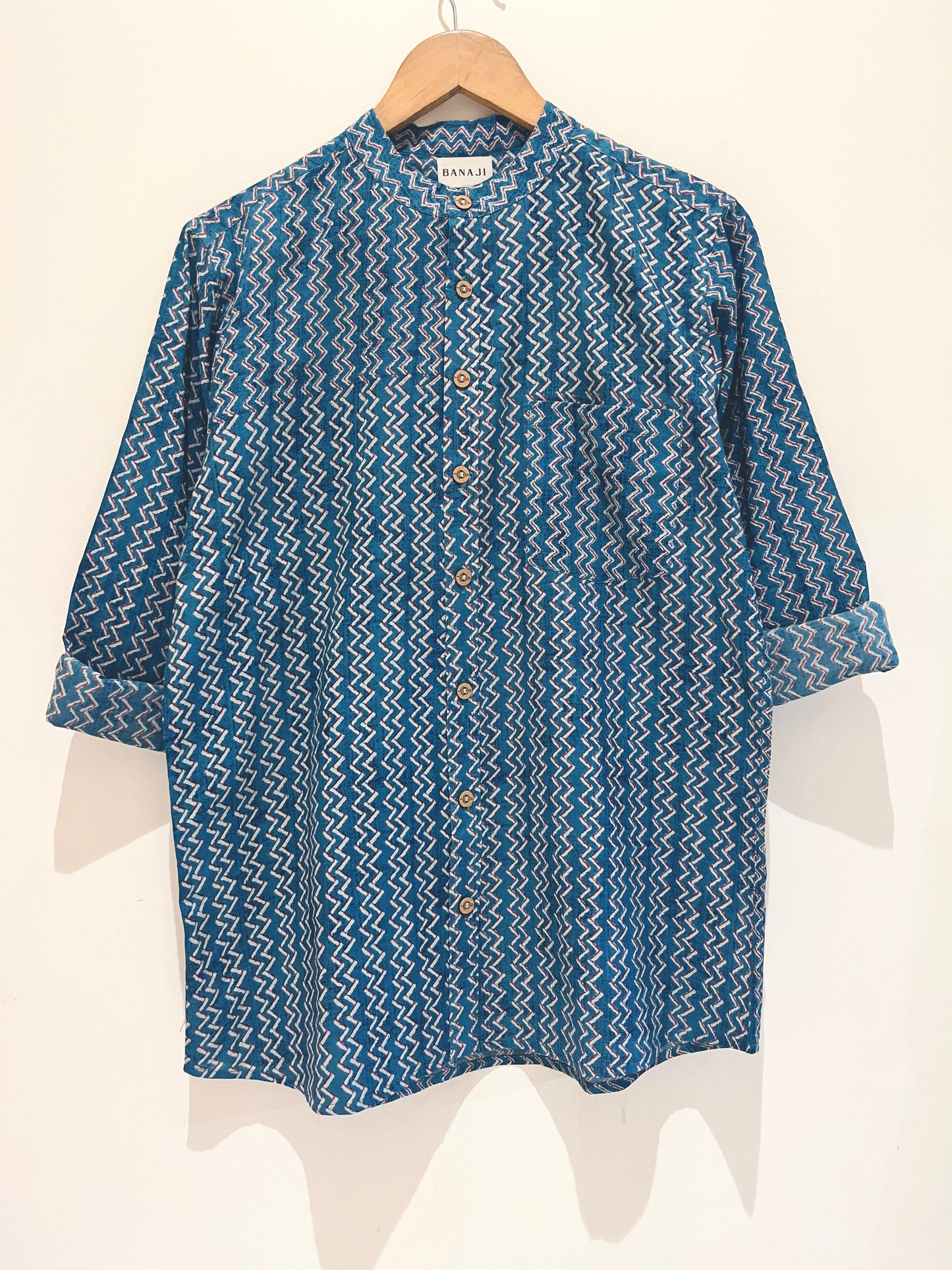 COTTON PRINTED FULL SLEEVE SHIRT